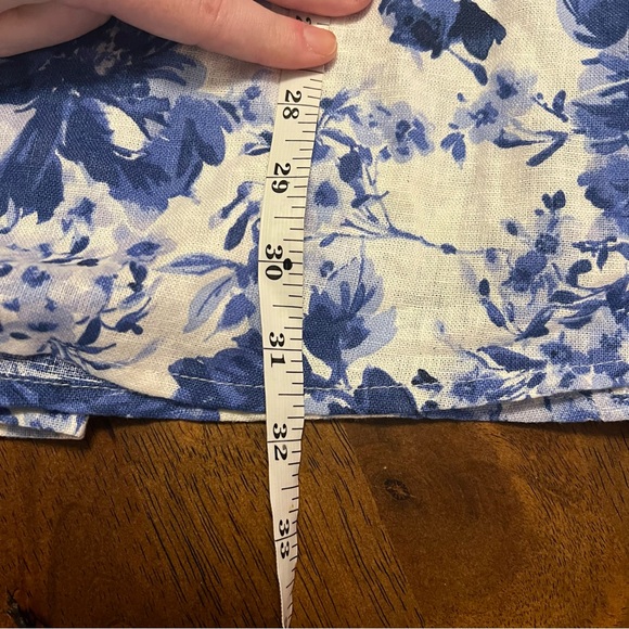 Abercrombie & Fitch The A&F Emerson Poplin Puff Sleeve Mini Dress Small Floral - Picture 10 of 14